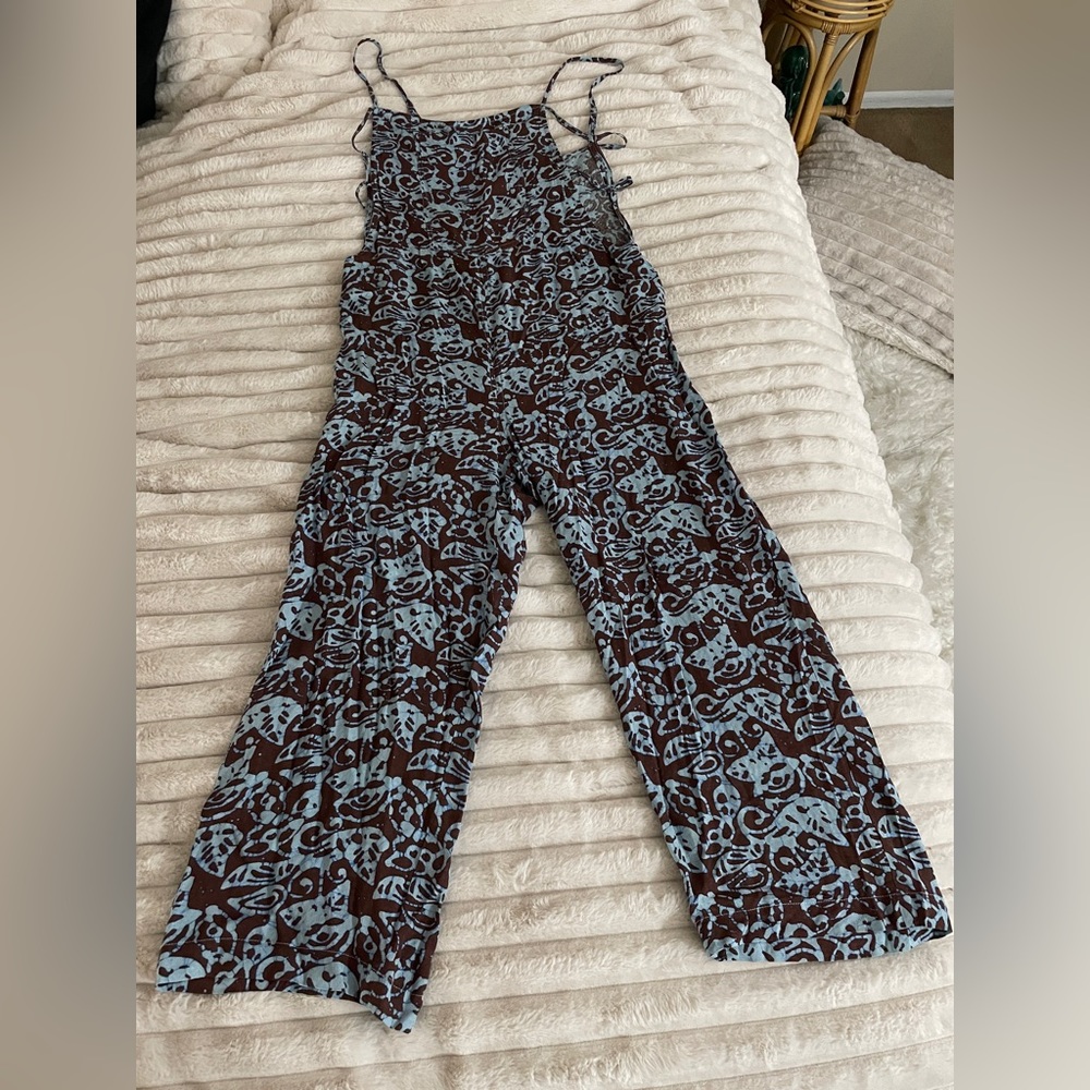 Urban Outfitters Ecote Brown and Blue Jumper